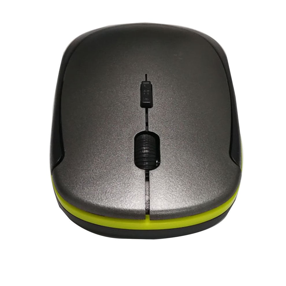 2.4GHz Ultra-Slim Mini USB Wireless Optical Mouse Silver for PC Laptop